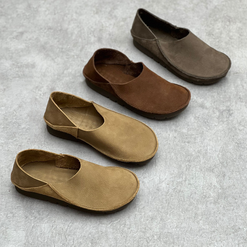 Loafer Flat Women - 여성용 2가지 착용법 정품 가죽 플랫
