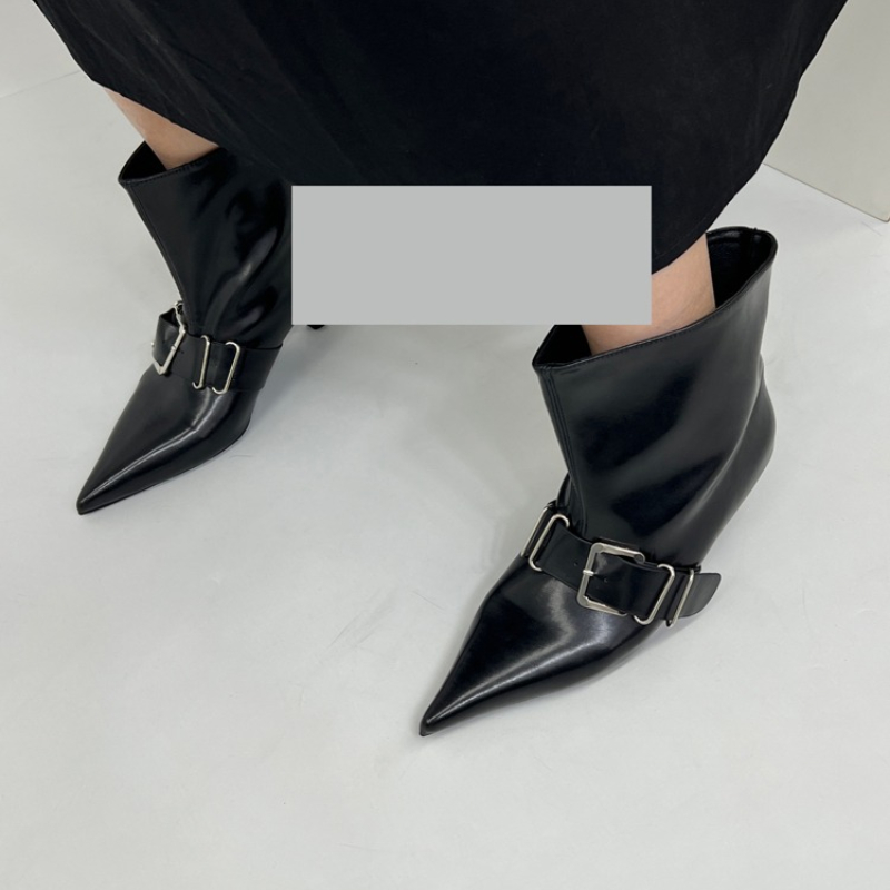 Women Shoes Luxury Brand - 2025 신상 명품 포인티드 토 앵클