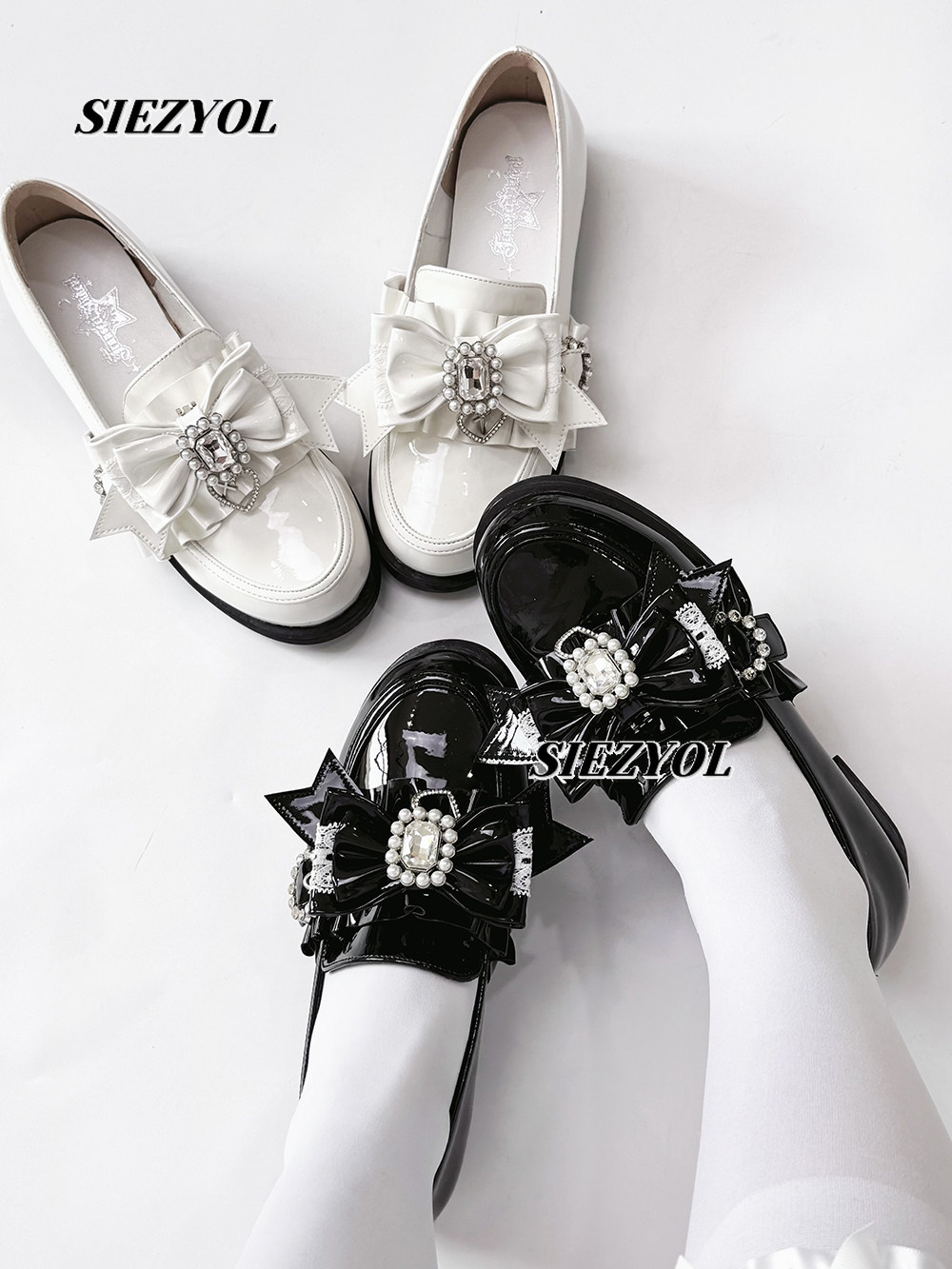 Women Shoes Heels - 오리지널 일본식 캐주얼 가죽 슬립온 로퍼,
