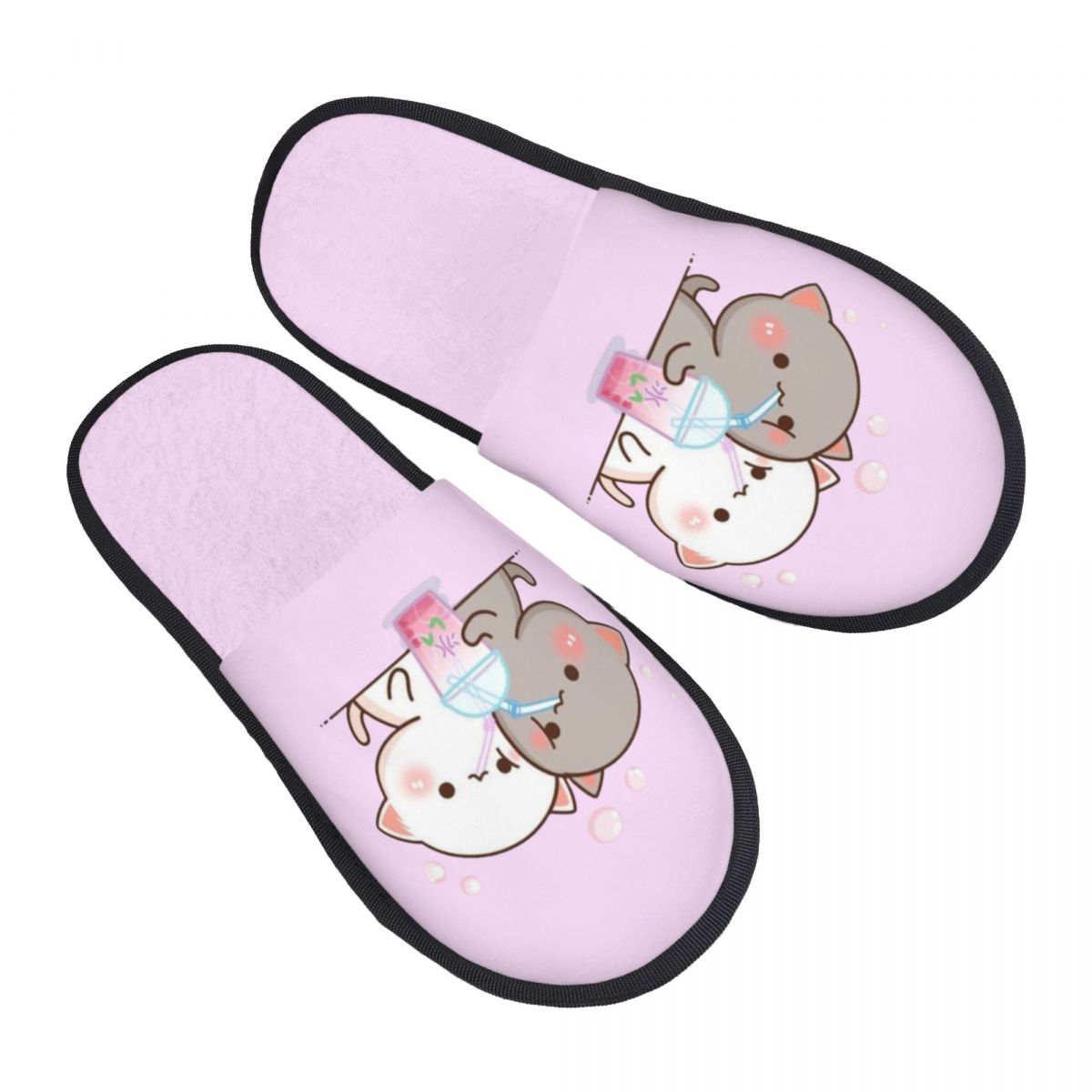Women Shoes Mochi - 커스텀 커플 모찌 고양이 복숭아 &
