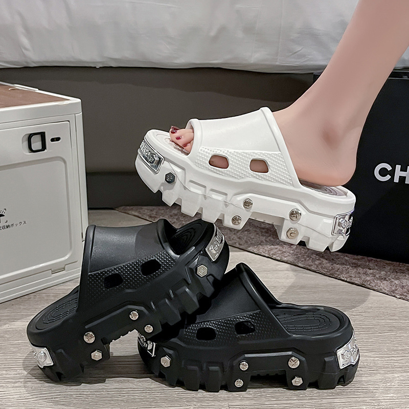 Women'S Shoes Paris - 여성 슬리퍼 패션 플랫폼 슬리퍼 펑크