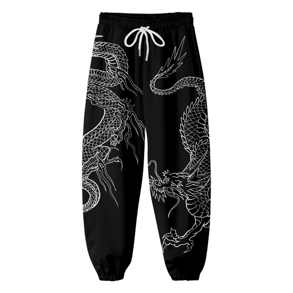 Women Shoes Joggers - 애니메이션 드래곤 3D 스웨트 팬츠 패션