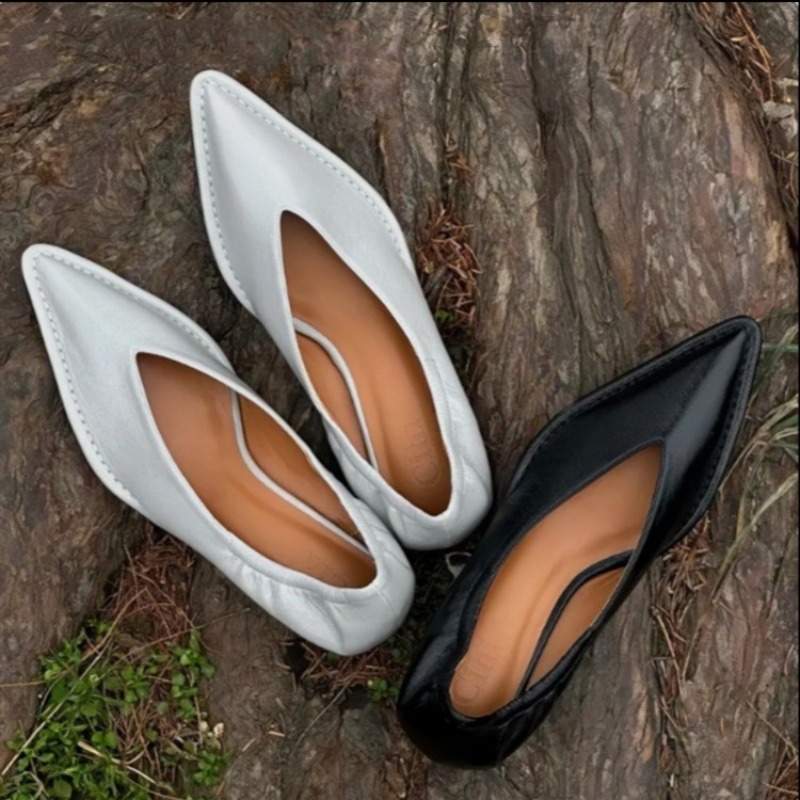 Women Shoes Mules - 2025년 신상 포인티드 토 싱글 슈즈