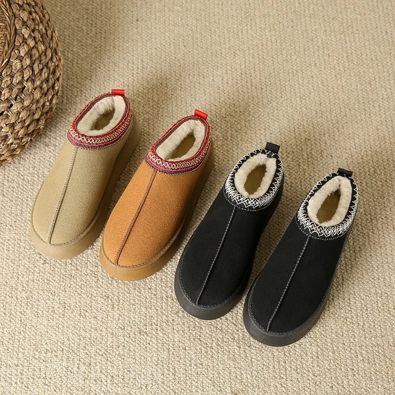Women Shoes Luxury Brand - 디자이너 겨울 플랫폼 슬리퍼 울트라 미니