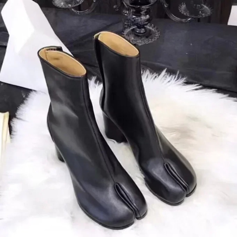 Women Shoes Luxury Brand - 명품 브랜드 가죽 타비 여성 부츠