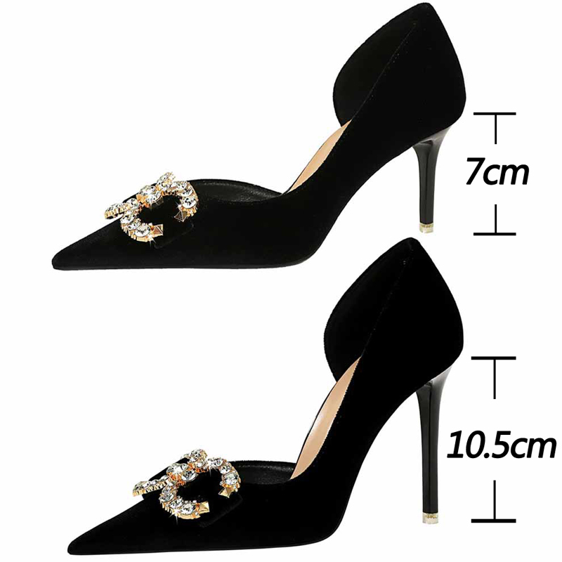 Women Shoes Size 7 - 럭셔리 여성 펌프스 하이힐 7cm 10.5cm