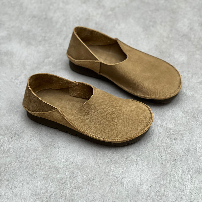 여성용 2가지 착용법 정품 가죽 플랫 스플라이싱 스타일 - Loafer Flat Women 리뷰 및 가격