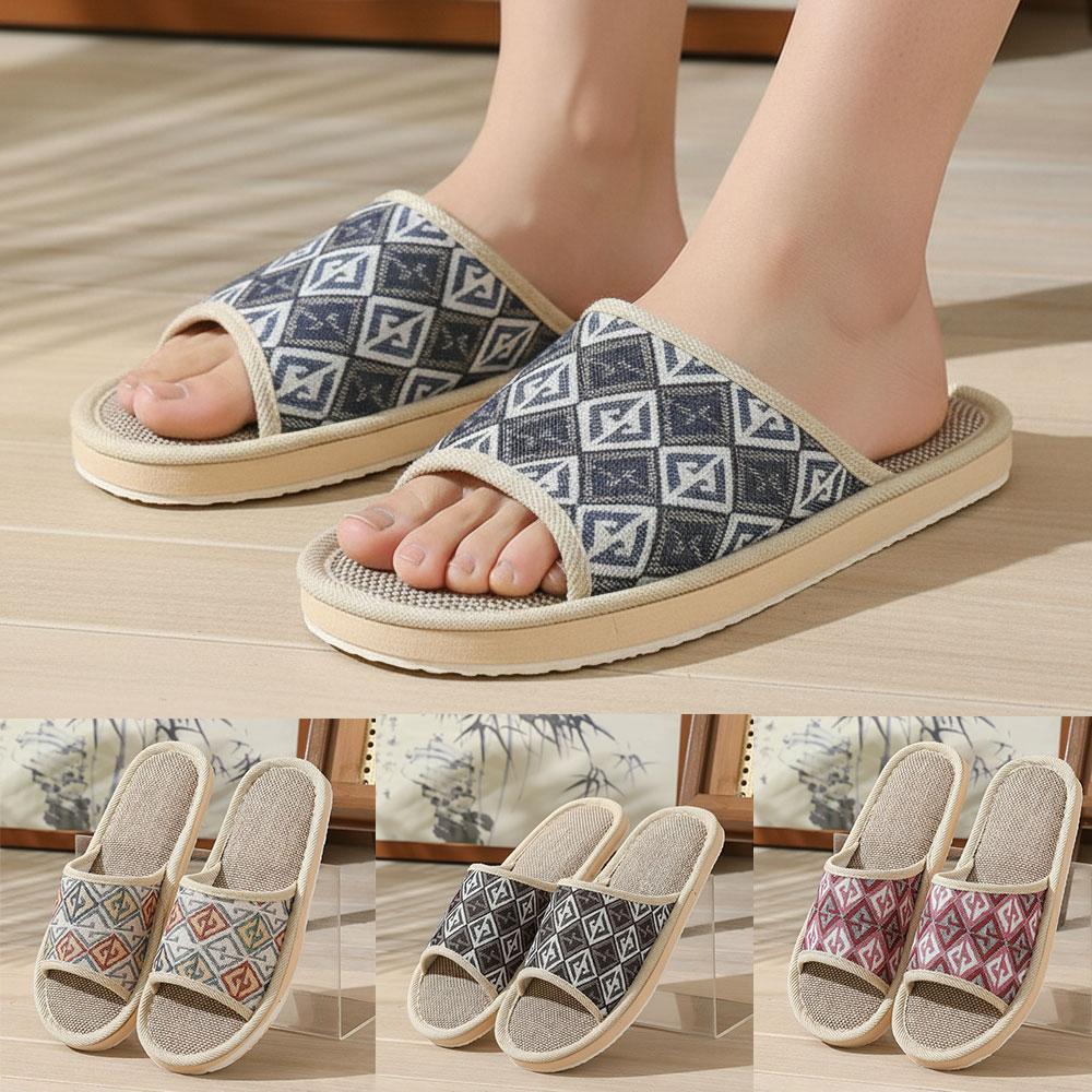 포시즌스 린넨 슬리퍼 커플용 통기성 실내 바닥 슬리퍼  - Mule Slip On 리뷰 및 가격