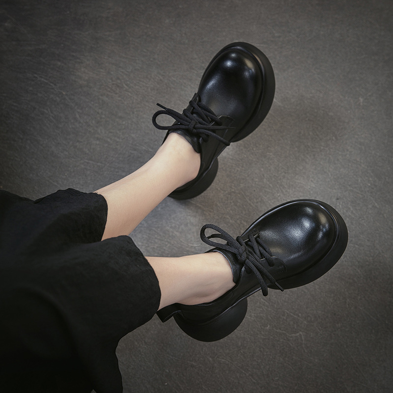 7cm 굽 여성 웨지 옥스포드 슈즈 고급 천연 가죽 2 - Women Shoes Size 7 리뷰 및 가격