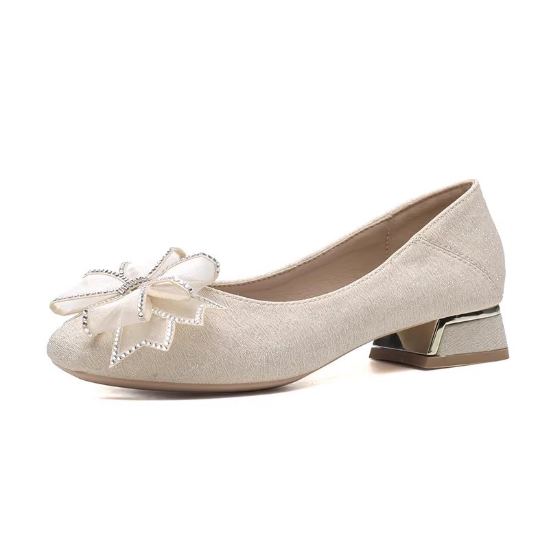 2025 여성 가을 신상 이브닝 소프트 솔 로우탑 웨딩 - Women Shoes Heels 리뷰 및 가격