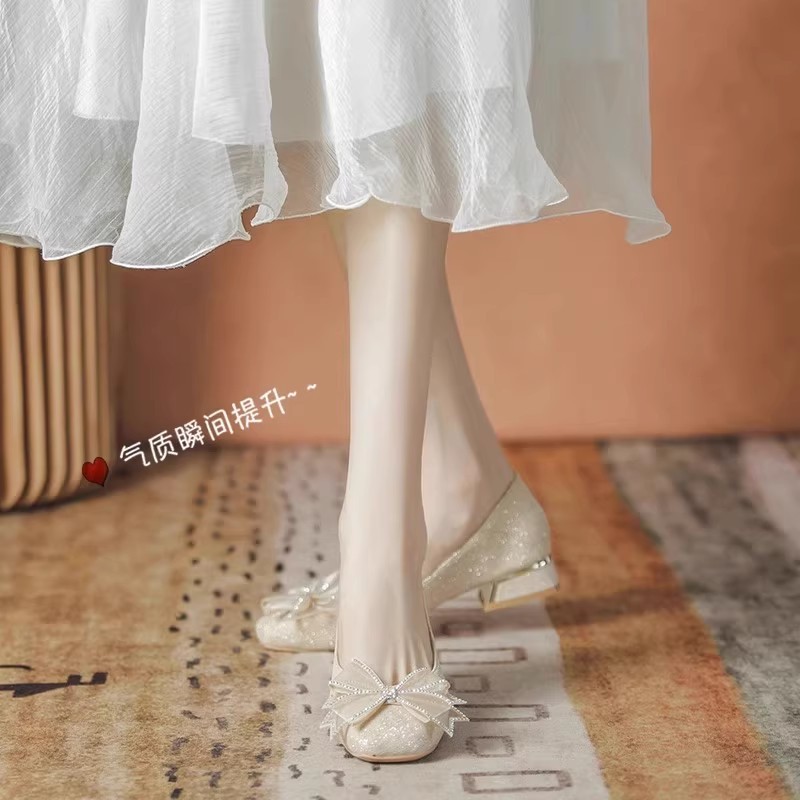 2025 여성 가을 신상 이브닝 소프트 솔 로우탑 웨딩 - Women Shoes Heels 리뷰 및 가격