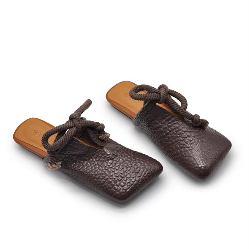 스퀘어 토 슬리퍼 여성 플랫 뮬 슈즈 여성용 샌들 새로 - Women Shoes Size 7 리뷰 및 가격