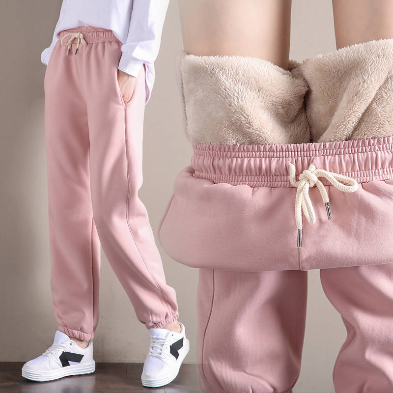 여성용 하이웨이스트 플리스 안감 조거 팬츠, 드로스트링 - Women Shoes Joggers 리뷰 및 가격