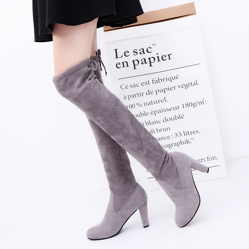 여성용 스트레치 원단 오버니 부츠 슬립온 플랫폼 롱부츠 - Sock Boot Women 리뷰 및 가격