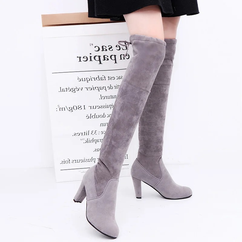 여성용 스트레치 원단 오버니 부츠 슬립온 플랫폼 롱부츠 - Sock Boot Women 리뷰 및 가격