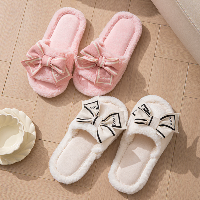러브 플러피 여성 슬리퍼 하우스 보우 럭셔리 디자이너  - Loafer Flat Women 리뷰 및 가격