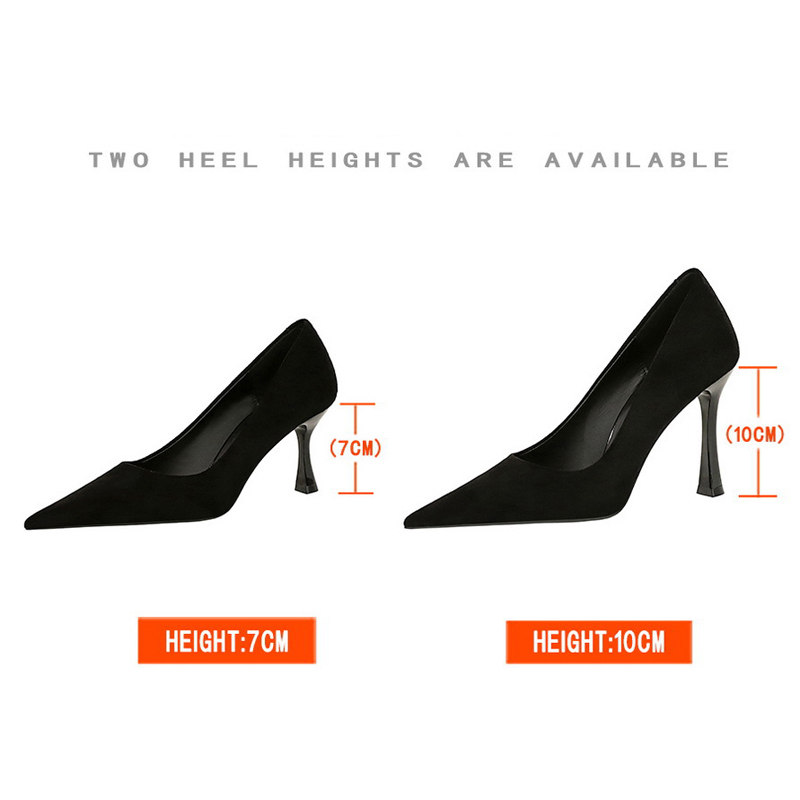 BIGTREE 신발 스웨이드 블랙 여성 펌프 와인 안경 - Women Shoes Size 7 리뷰 및 가격