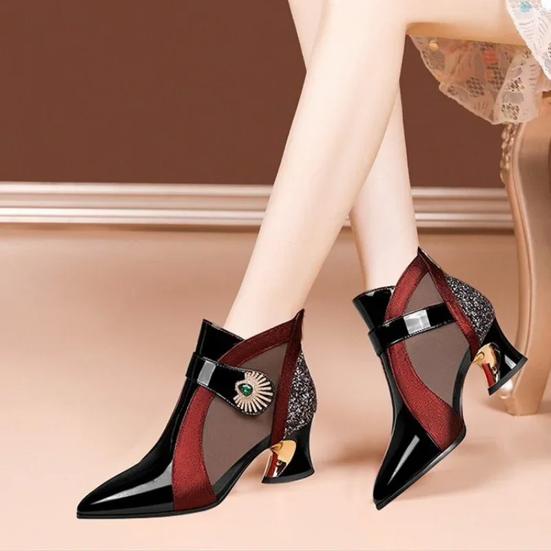 라인 석 장식과 여름 통기성 여성 샌들 여성 펌프 레트 - Women Shoes Jeans 리뷰 및 가격