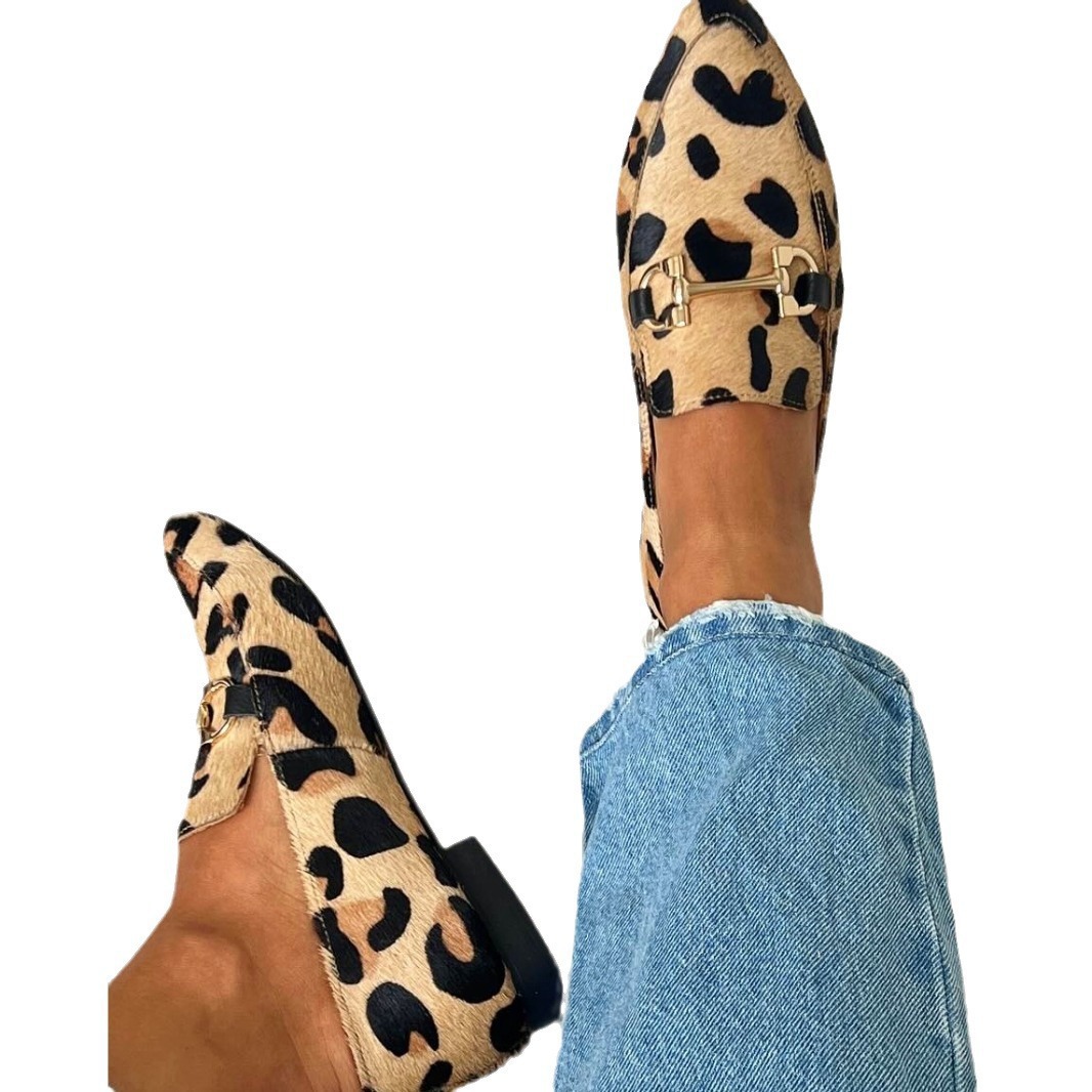 대형 사이즈 40-43 레오파드 프린트 여성화, 202 - Women Shoes Mules 리뷰 및 가격
