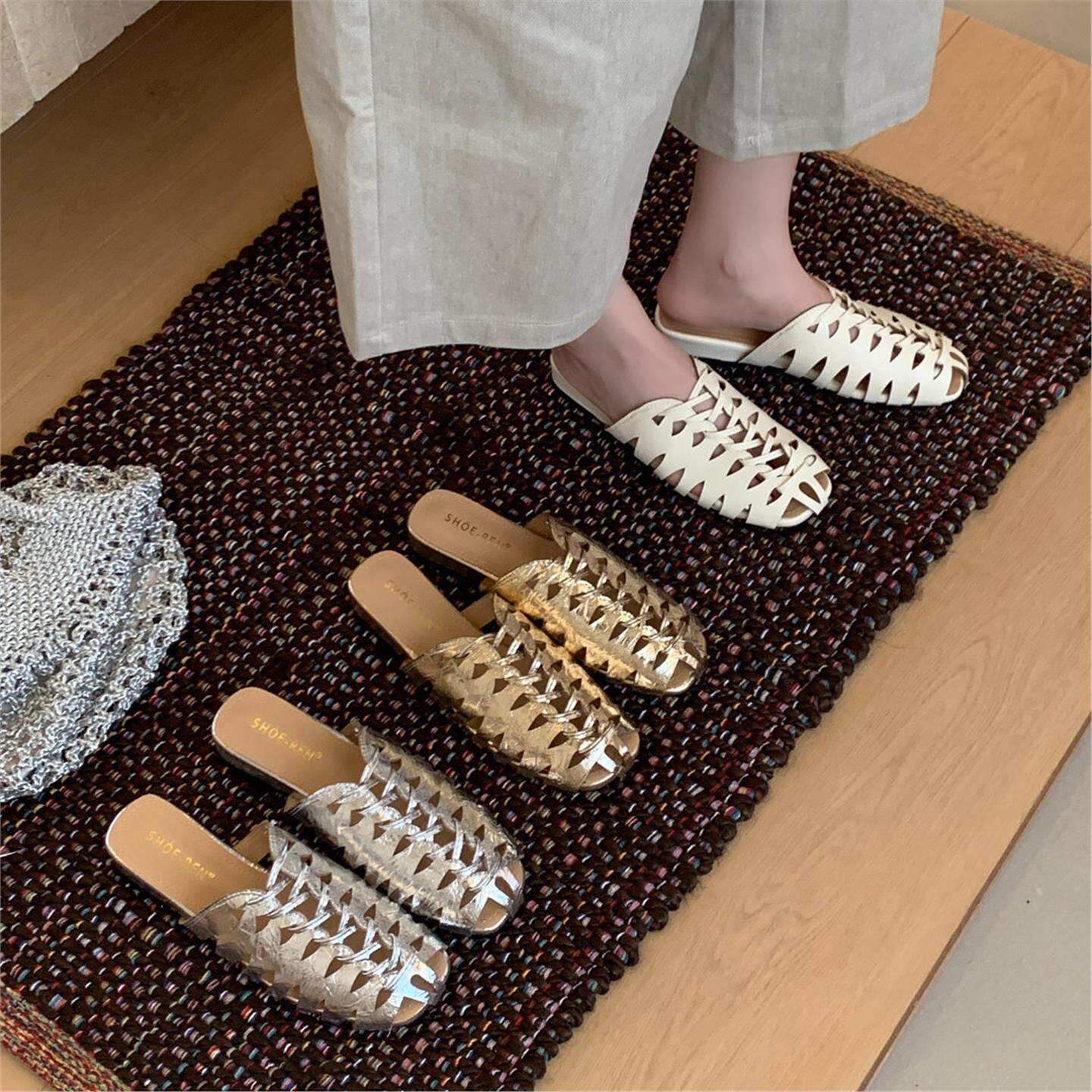명품 브랜드 수제 직조 메쉬 속이 비치는 여성용 편안하 - Women Shoes Luxury Brand 리뷰 및 가격