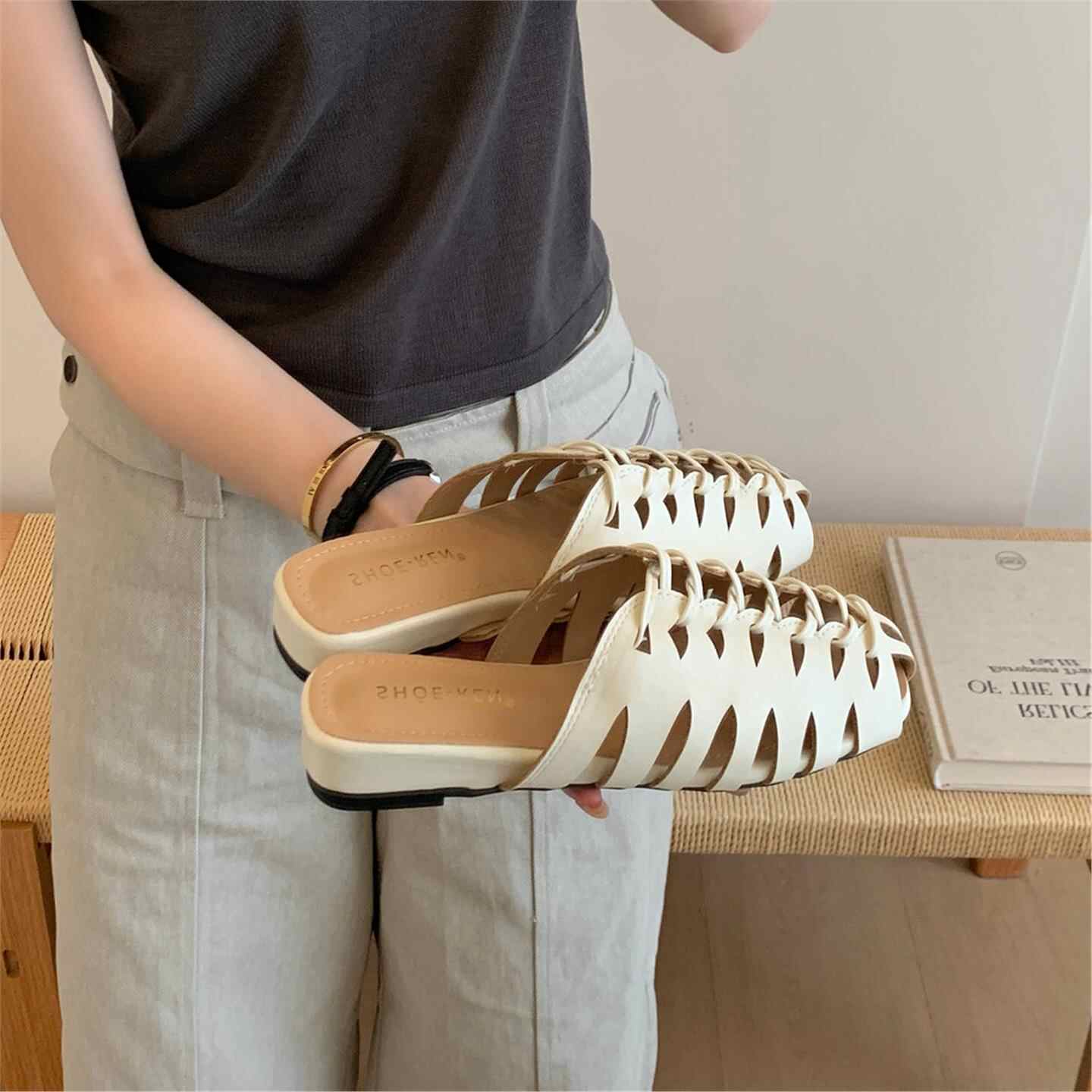 명품 브랜드 수제 직조 메쉬 속이 비치는 여성용 편안하 - Women Shoes Luxury Brand 리뷰 및 가격