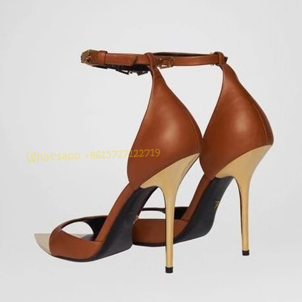 여성용 커버 힐 실크 샌들, 황갈색 브랜드 메탈 관음증 - Women Shoes Luxury Brand 리뷰 및 가격
