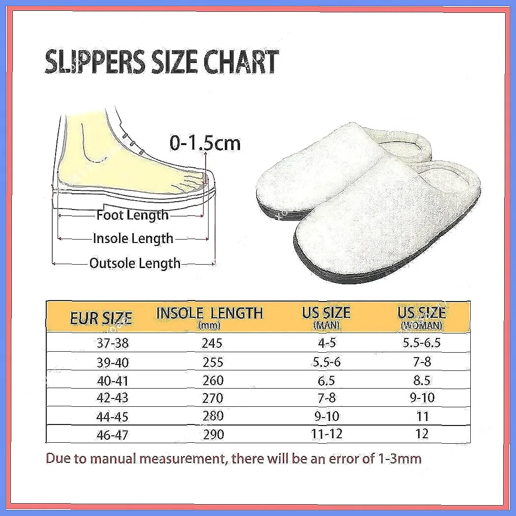 남녀공용 맞춤형 개인화 슬리퍼, 이름이 새겨진 따뜻한  - Women Shoes Name 리뷰 및 가격