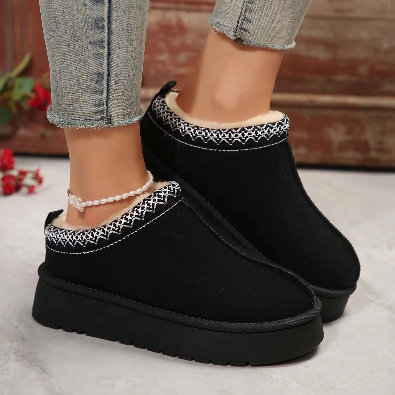 디자이너 겨울 플랫폼 슬리퍼 울트라 미니 여성 모피 태 - Women Shoes Luxury Brand 리뷰 및 가격