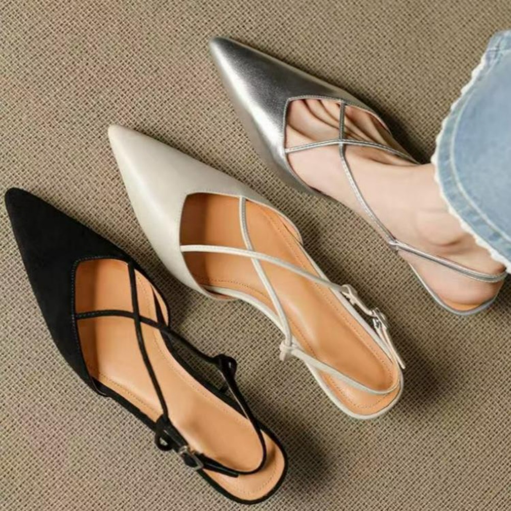 2026 뉴 스타일 포인티드 토 로우힐 뮬 슈즈 여성  - Women Shoes Mules 리뷰 및 가격