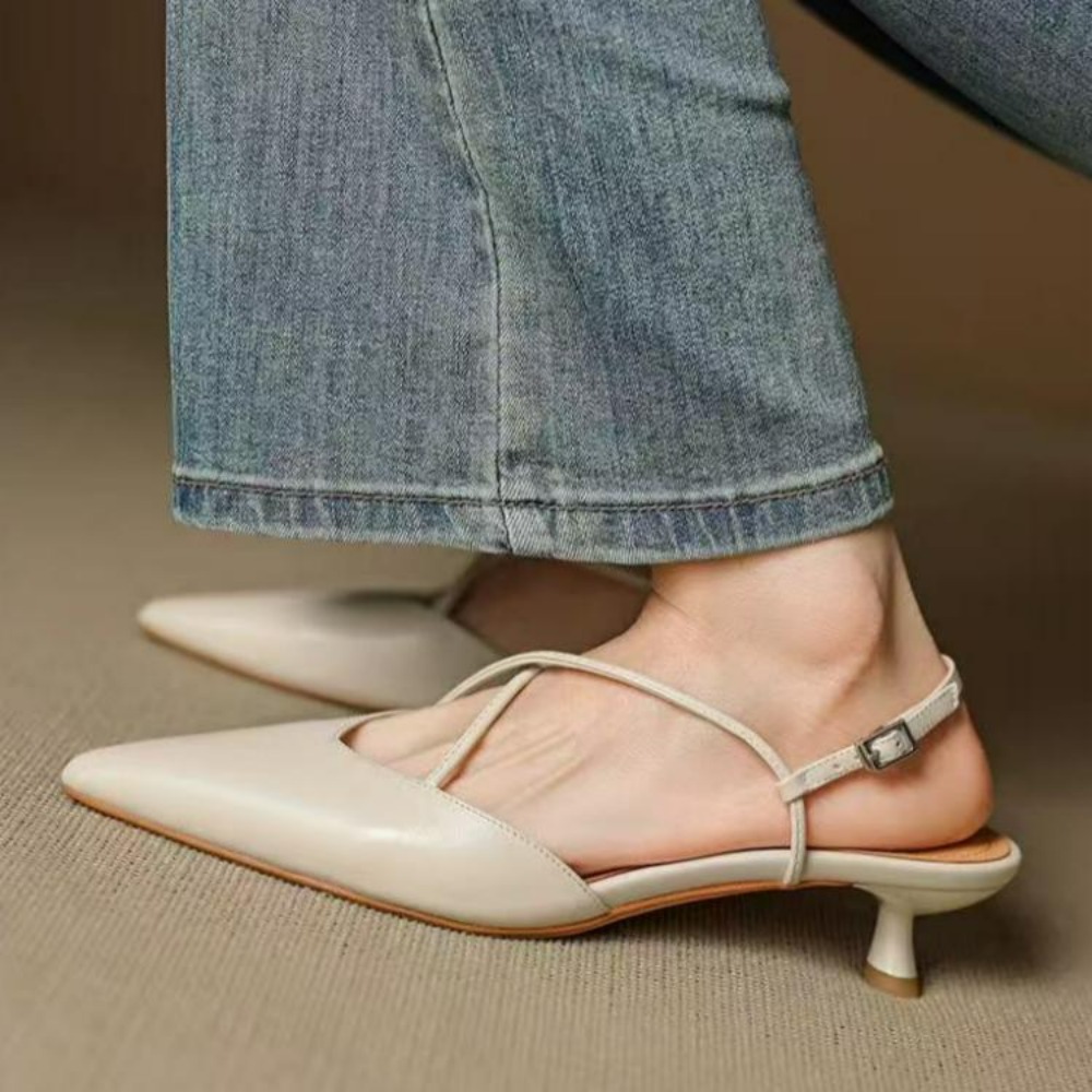 2026 뉴 스타일 포인티드 토 로우힐 뮬 슈즈 여성  - Women Shoes Mules 리뷰 및 가격