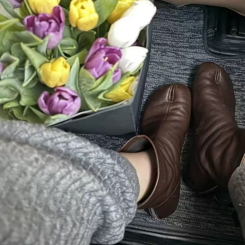 2026 럭셔리 브랜드 디자이너 스플릿 토 앵클 부츠  - Women Shoes Luxury Brand 리뷰 및 가격