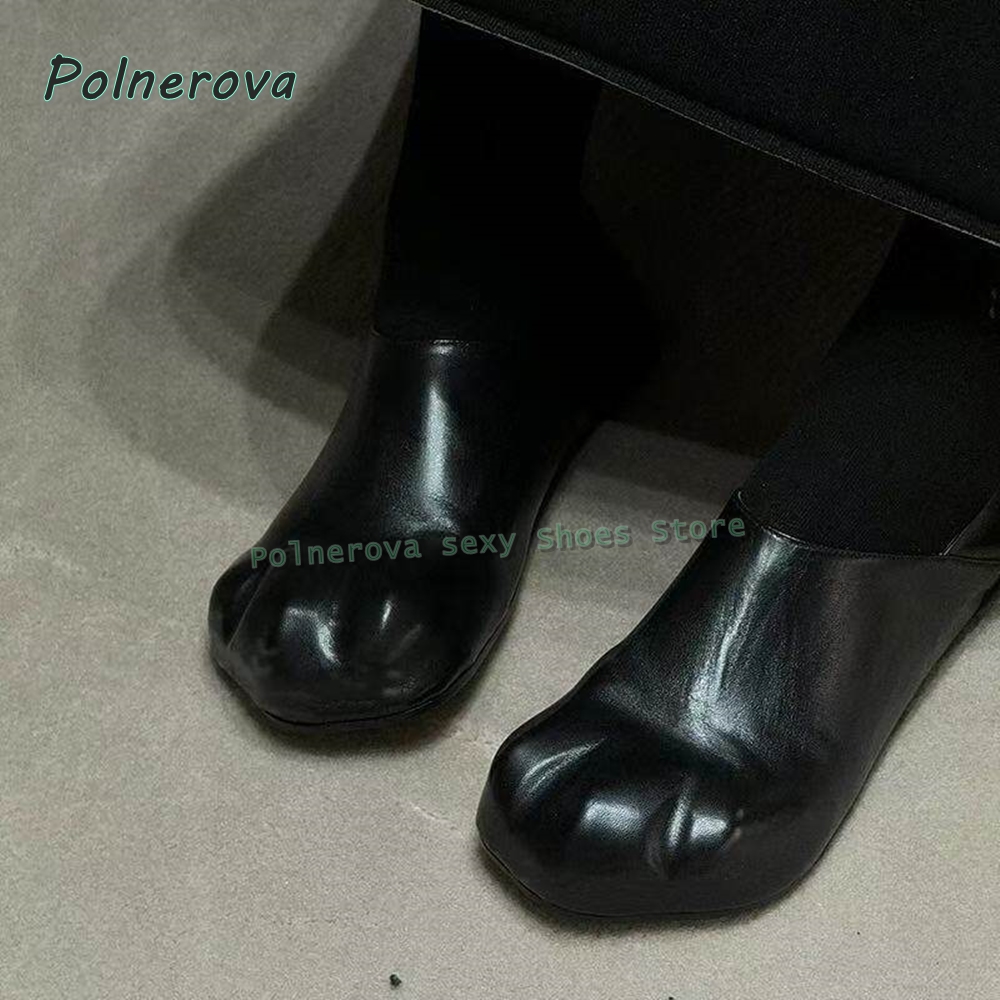 여성용 미니멀리스트 클로 토 뮬 블랙 가죽 슬립온 플랫 - Women Shoes Mules 리뷰 및 가격