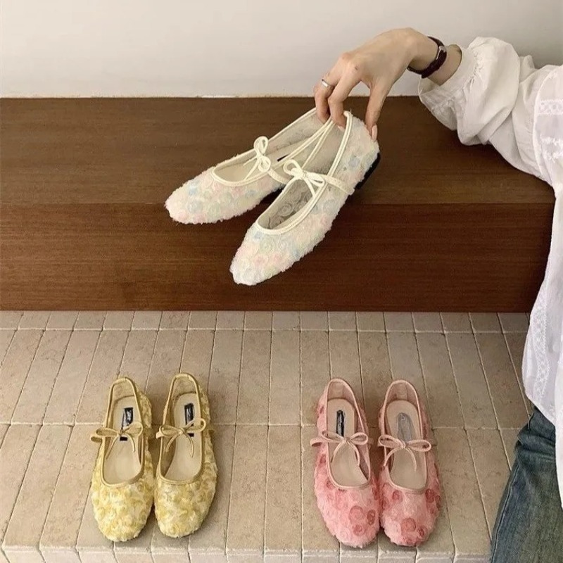부드러운 뉴 차이니즈 로즈 메쉬 메리제인 슈즈 2026 - Women Shoes Heels 리뷰 및 가격