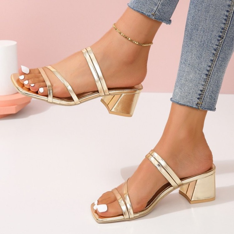 여성용 뮬 오픈 스퀘어 토 로우 블록 힐 샌들 스트랩  - Women Shoes Mules 리뷰 및 가격