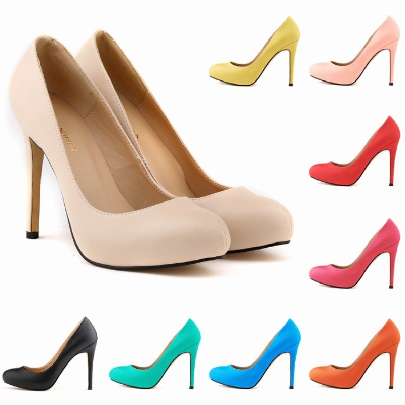 대형 사이즈 42 여성 펌프 얇은 굽 11cm 뾰족한  - Court Heel Pointed 리뷰 및 가격