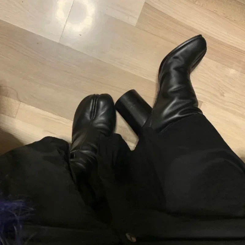 명품 브랜드 가죽 타비 여성 부츠 패션 라운드 청키 하 - Women Shoes Luxury Brand 리뷰 및 가격