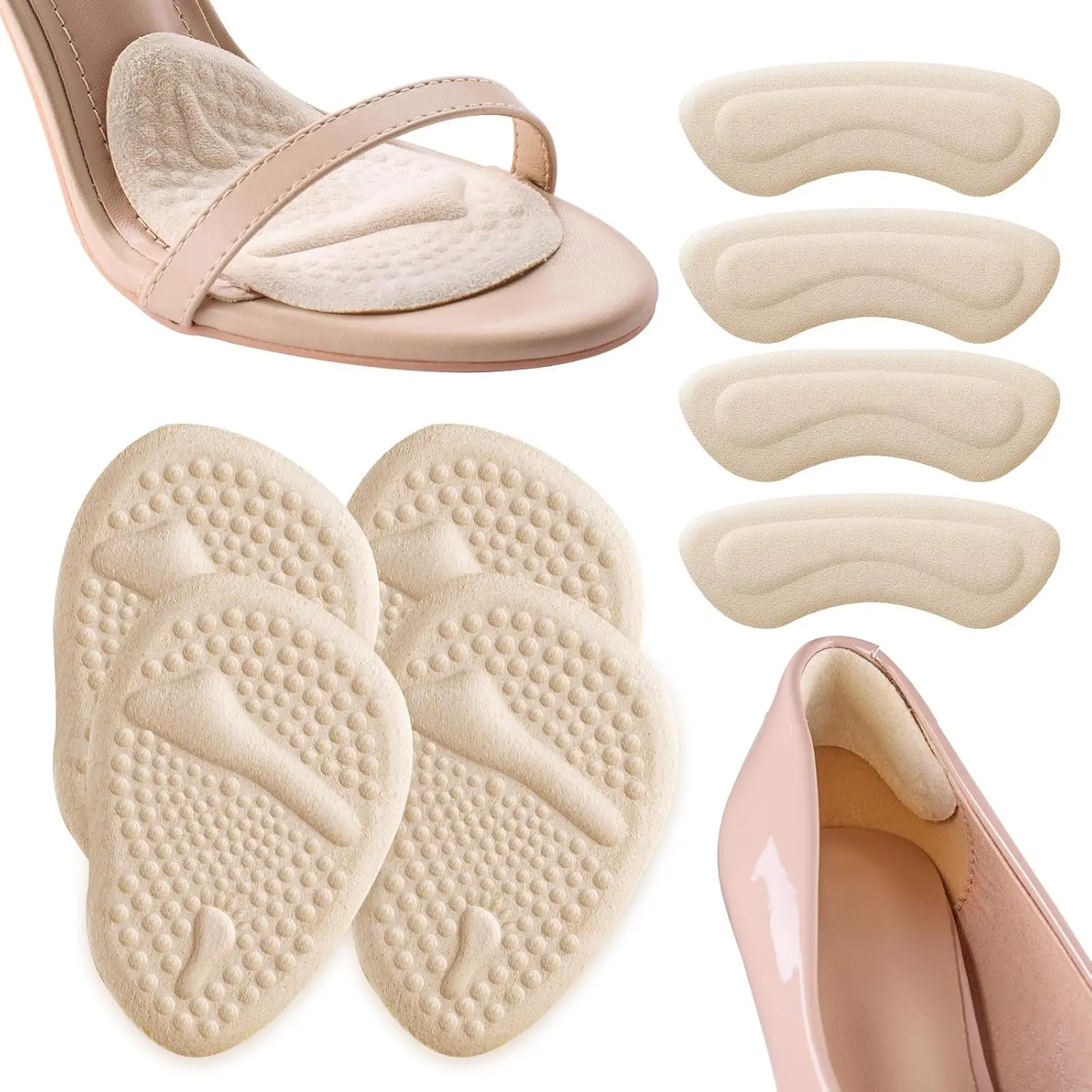 2세트 힐 패드, 발바닥 쿠션, 중족골 패드, 여성용  - Women Shoes Heels 리뷰 및 가격