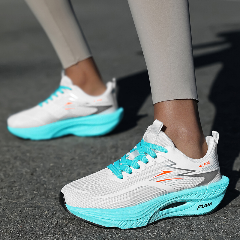 마라톤 레이싱 슈즈 카본 파이버 플레이트 탄성 메쉬 스 - Women Shoes Qc 리뷰 및 가격