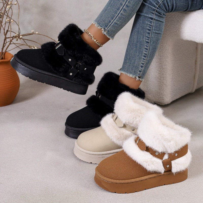 플러시 스노우 부츠 여성용 2026 가을 겨울 신상 플 - Women'S Shoes In Size 12 리뷰 및 가격
