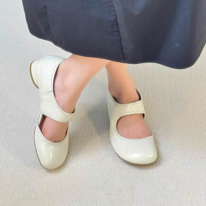 여성 힐 로퍼 신발 패션 메리 제인 가죽 신발 여름 샌 - Women Shoes Luxury Brand 리뷰 및 가격